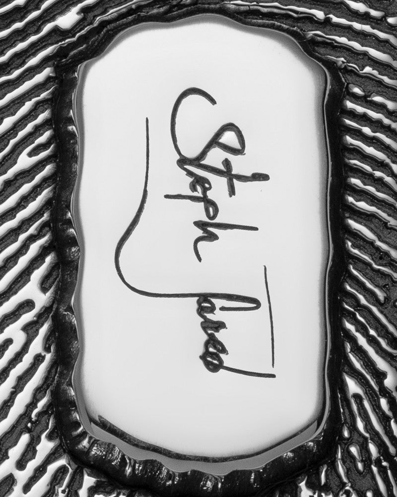 Sterling Silver Small Signature Dog Tag Thumbprint Pendant