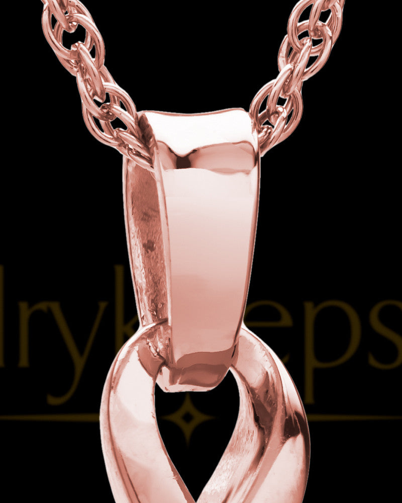 Urn Locket 14K Rose Gold Forever Keepsake