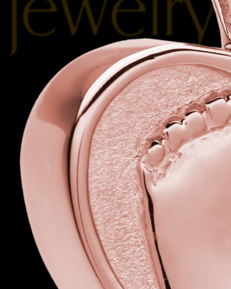 Cremation Pendant 14K Rose Gold In My Heart Keepsake