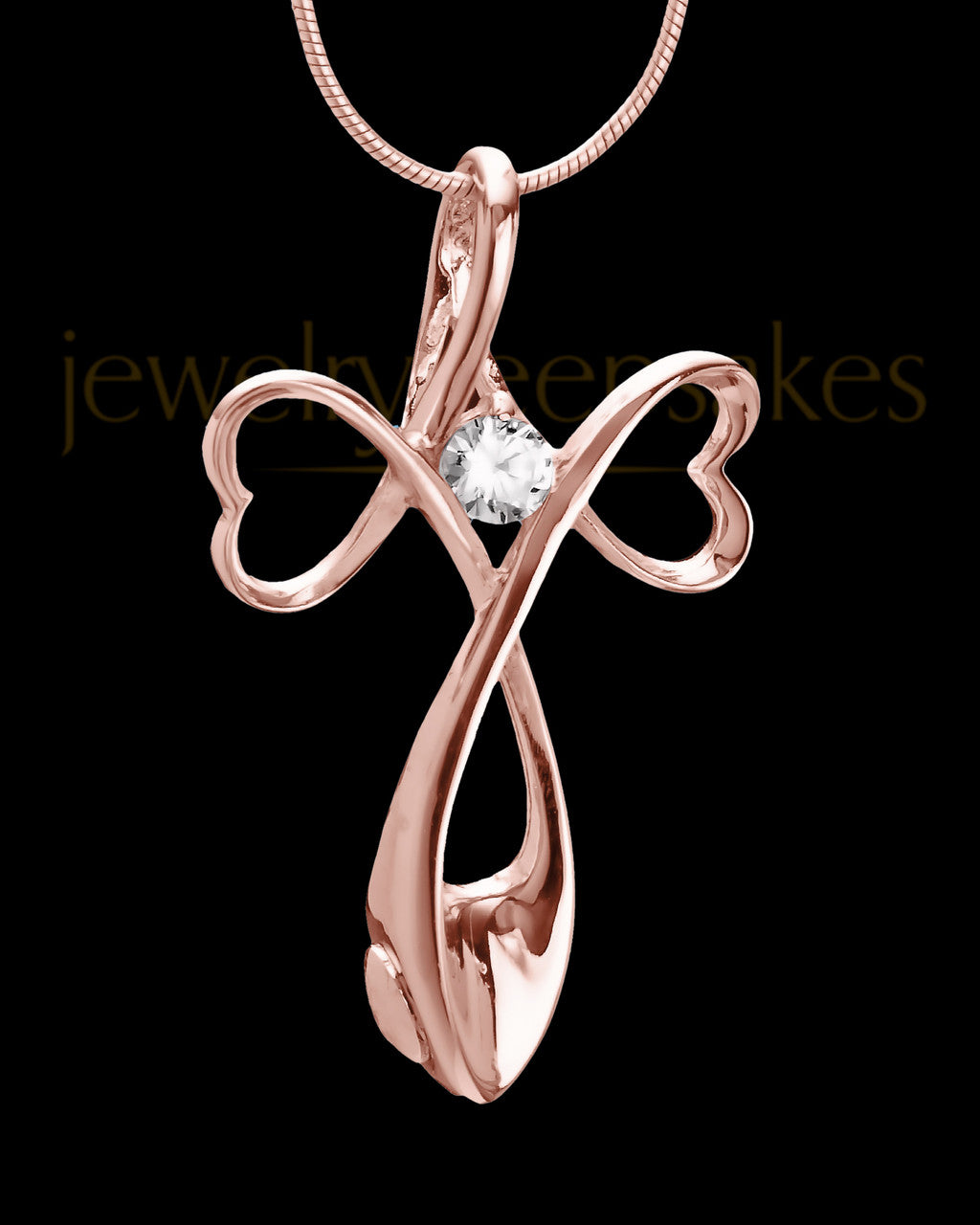 14K Rose Gold Forever in My Heart Keepsake Jewelry