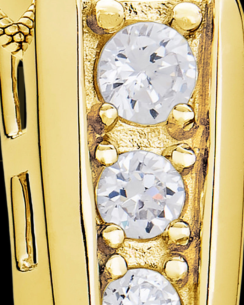 Gold Plated Vigilance Cremation Urn Pendant