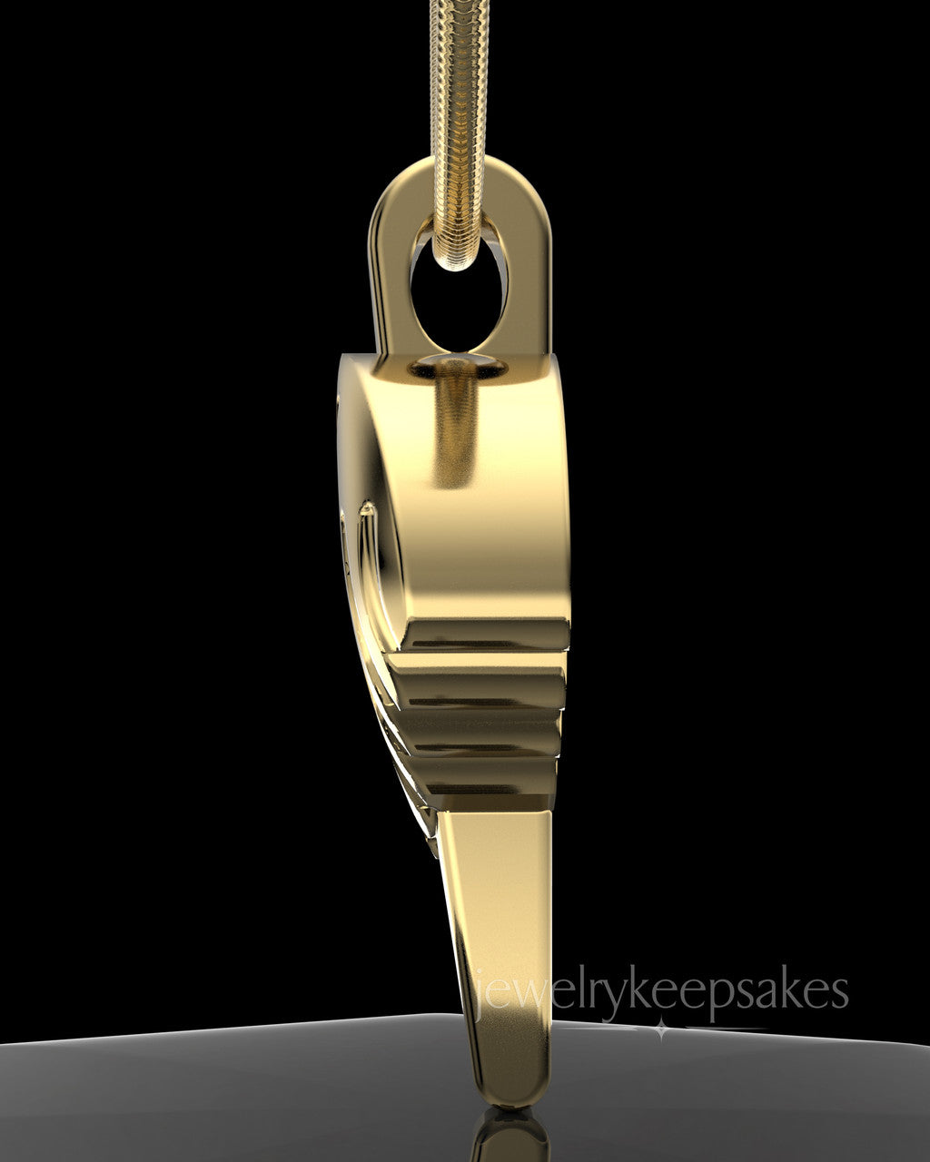 Grace Cremation Permanently Sealed Waterproof Pendant Gold Plated