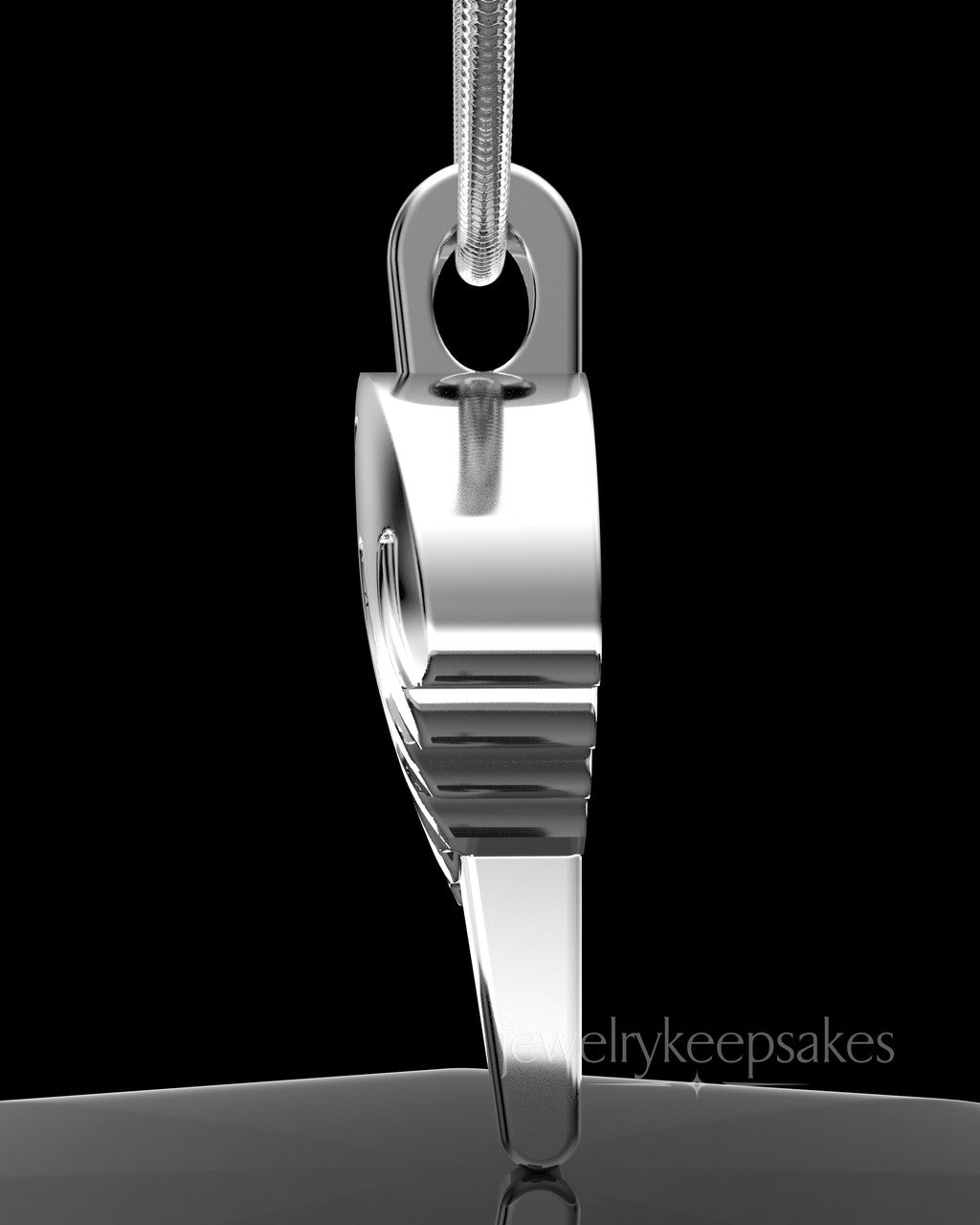 Sterling Silver Grace Permanently Sealed Waterproof Cremation Pendant
