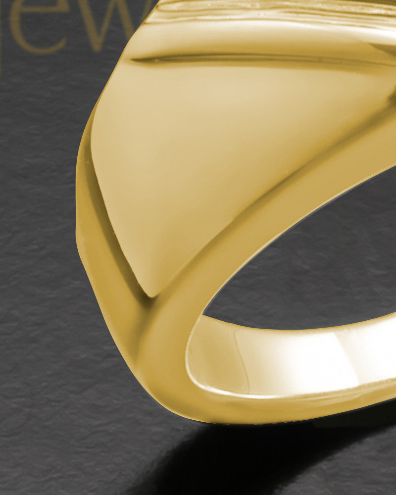 Ladies 14K Gold Tender Cremation Ring