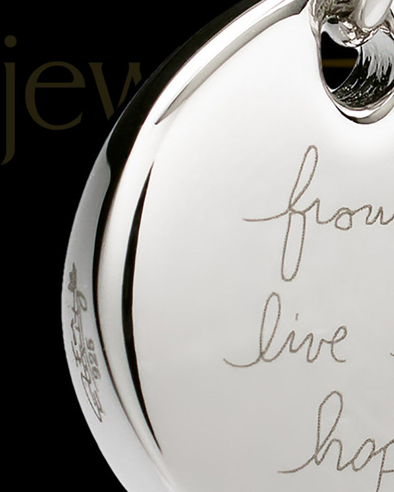 Sterling Silver Ambition Permanently Sealed Waterproof Cremation Pendant