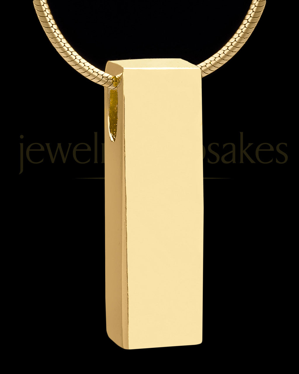 Gold Plated Classy Cylinder Permanently Sealed Waterproof Jewelry