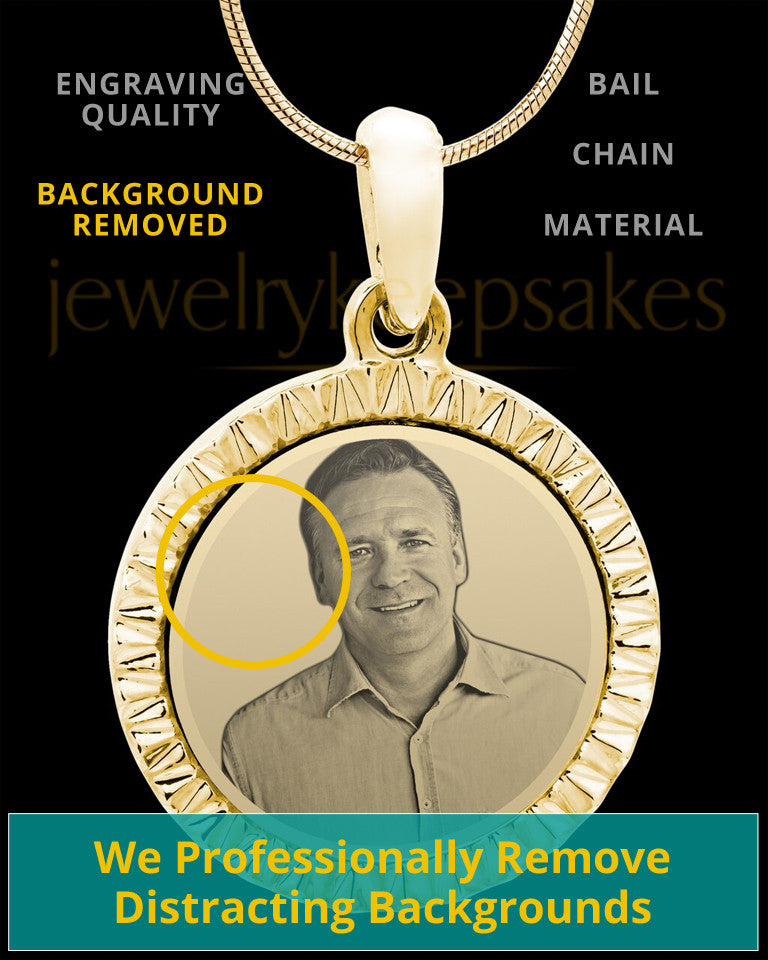 Gold Plated over Stainless Photo Etched Circle
