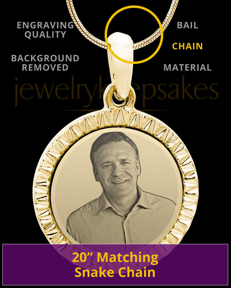 Gold Plated over Stainless Photo Etched Circle