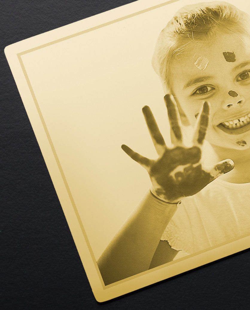 Gold Tenderness Wallet Card