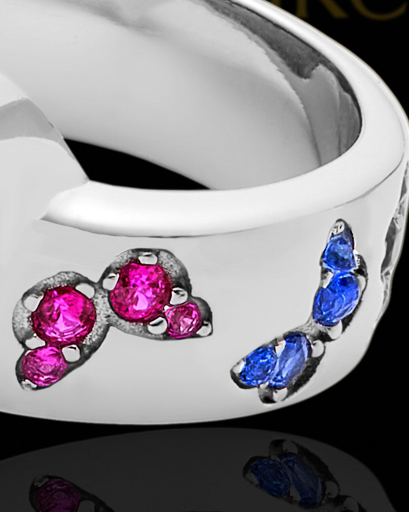 Ladies Sterling Whimsical Heart Ring Keepsake Jewelry