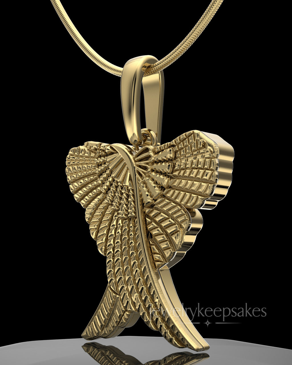 Gold Sterling Silver Virtuous Permanently Sealed Waterproof Jewelry Urn