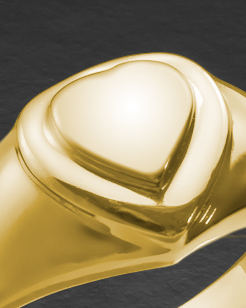 Ladies 14K Gold Forever Love Memorial Ring