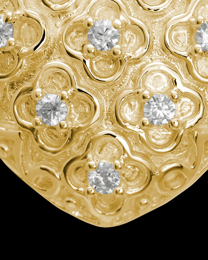 Necklace Urn 14K Gold Twinkle Heart