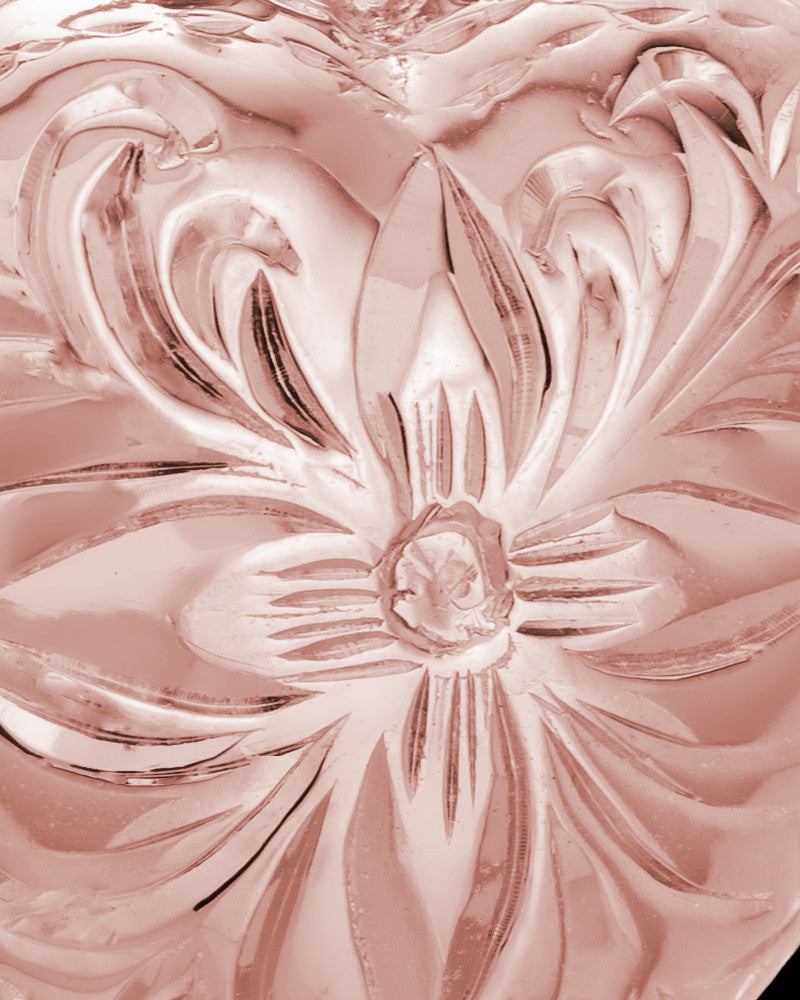 Cremation Jewelry 14K Rose Gold Daisy Heart Keepsake