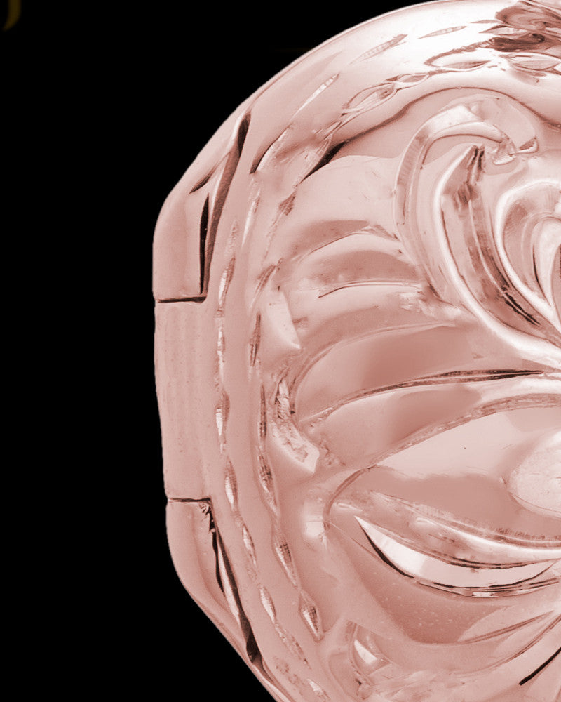 Cremation Jewelry 14K Rose Gold Daisy Heart Keepsake