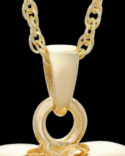 Purity Heart Cremation Jewelry 14K Yellow Gold