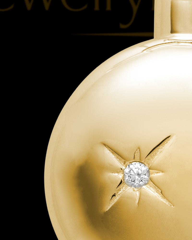 Keepsake Pendant Starburst 14K Gold