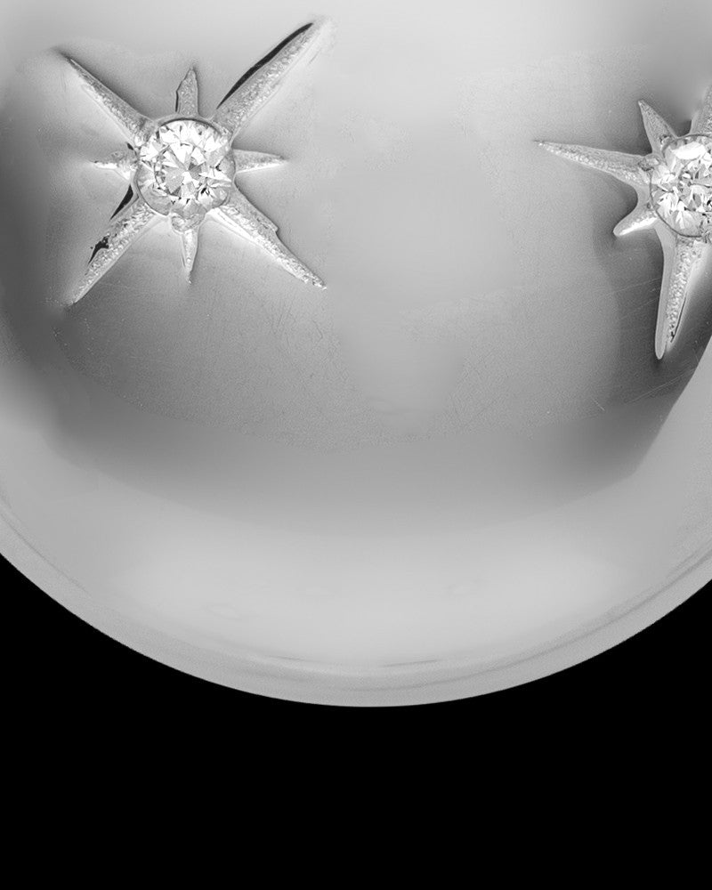 Keepsake Pendant Starburst 14K White Gold