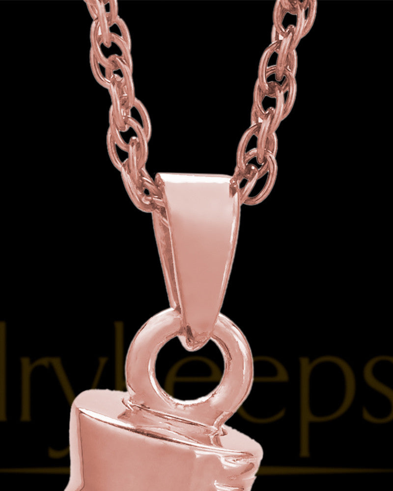 Spar 14K Rose Gold Urn Pendant