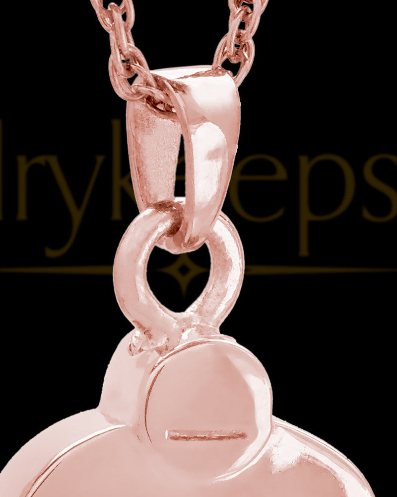 Remembrance Jewelry 14k Rose Gold Ice Hockey Keepsake