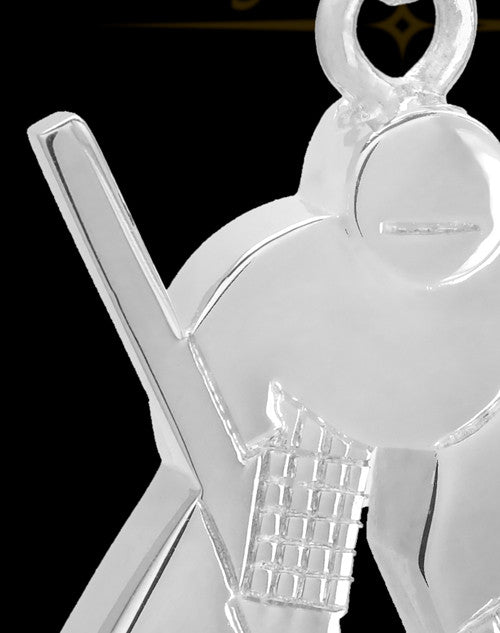 Remembrance Jewelry Sterling Silver Ice Hockey Keepsake