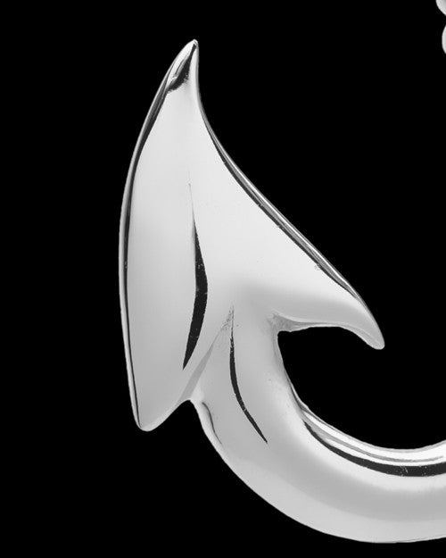 14K White Gold Hook Cremation Pendant