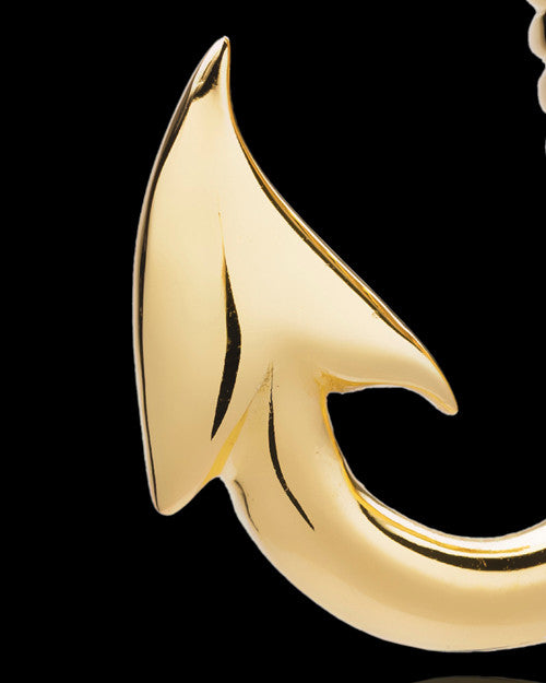 Hook Cremation Jewelry in 14K Yellow Gold
