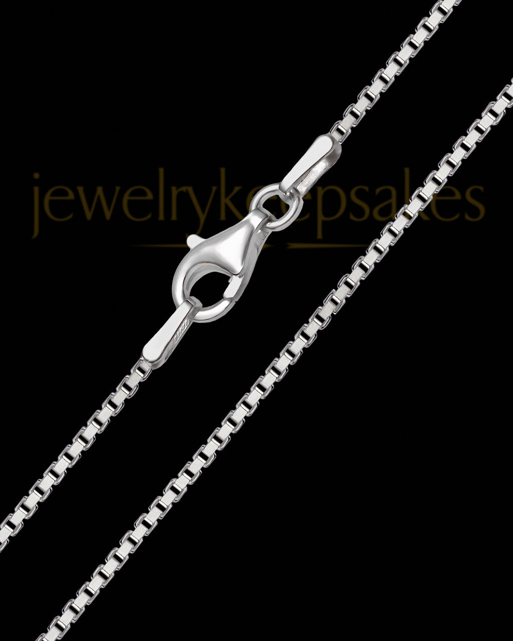 18" Silver Premium Box Chain