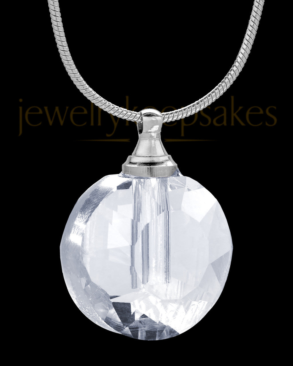 Clear Globe Glass Jewelry Urn