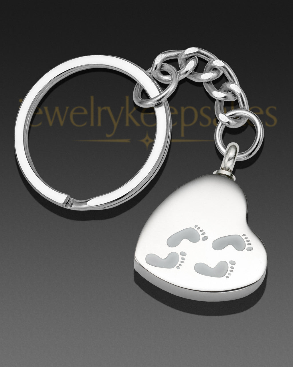 My Journey Heart Ash Keychain