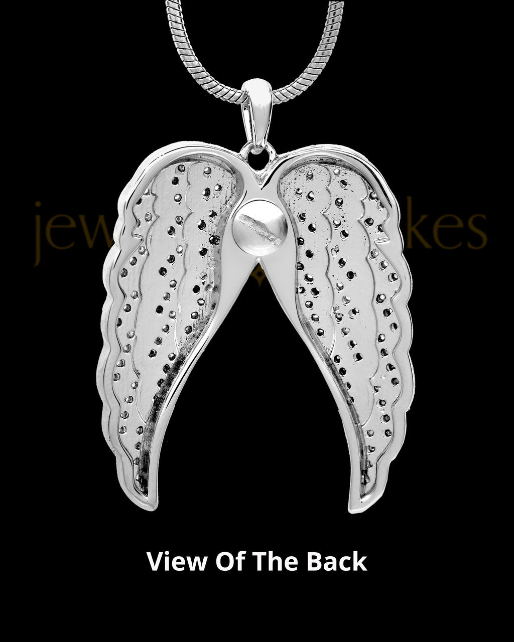 Sterling Silver Wings of Grace Cremation Pendant