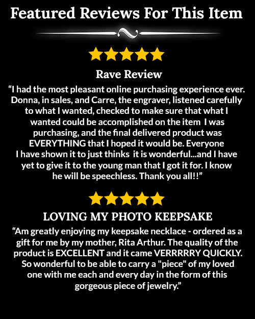 Photo Engraved Rectangle Stainless Steel Cremation Pendant