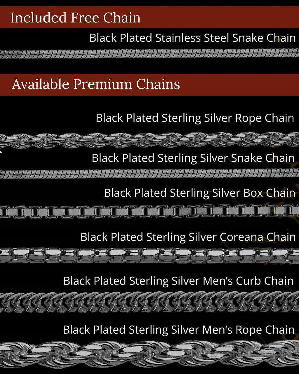 Black Plated Raised Initial Round Thumbprint Pendant