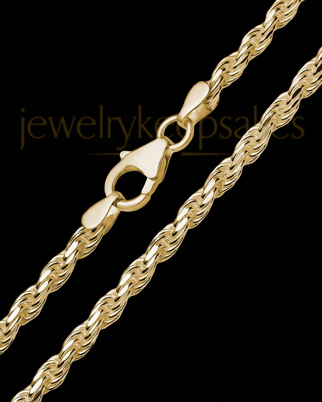 20 " Men's Gold Premium Rope Chain