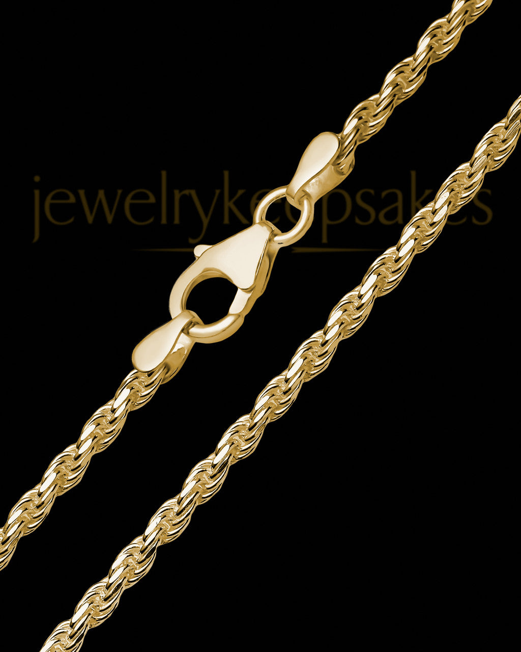 16" Gold Premium Rope Chain