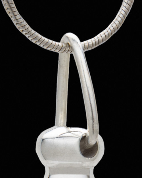 Cremation Charm Silver Plated Grand Cylinder - Eternity Collection