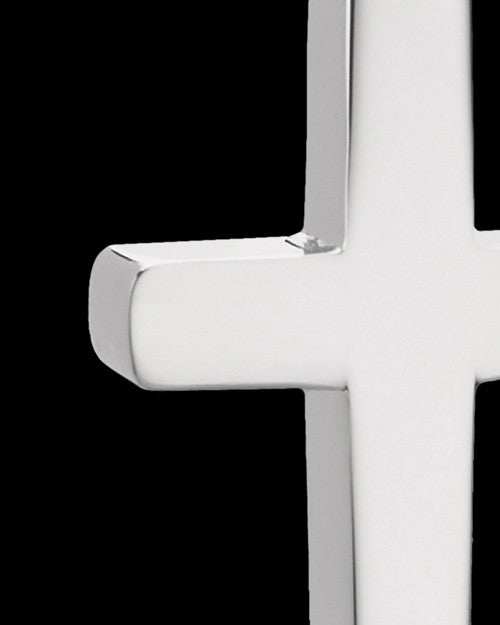 Stainless Cremains Locket August Memorable Cross - Eternity Collection
