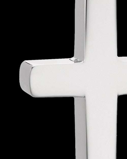 Stainless Cremains Locket January Memorable Cross - Eternity Collection
