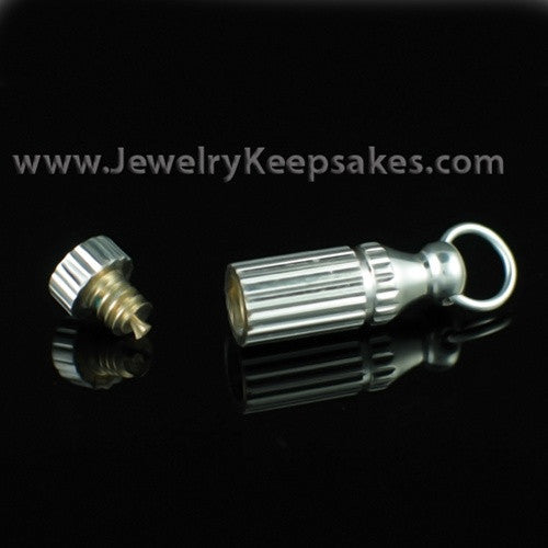 Keepsake Jewelry Silver Plated Grand Cylinder Keychain - Eternity Collection
