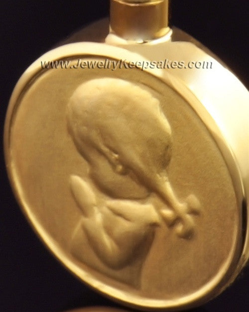 Necklace Urn Gold Plated Girl
