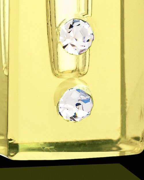 Cremation Charm Golden Dependable Glass Locket