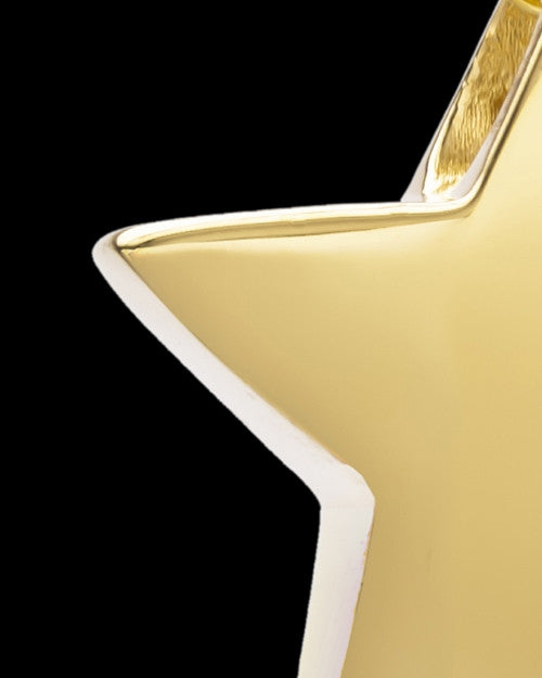 Cremation Charm Gold Plated Sliding Star Keepsake