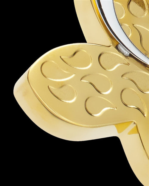 Jazzy Gold Stainless Butterfly Cremation Keepsake