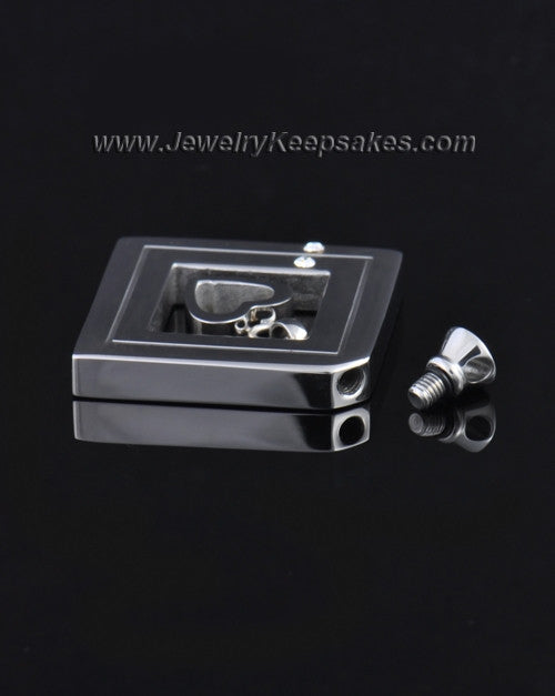 Stainless Steel Splendid Memories Cremation Keepsake