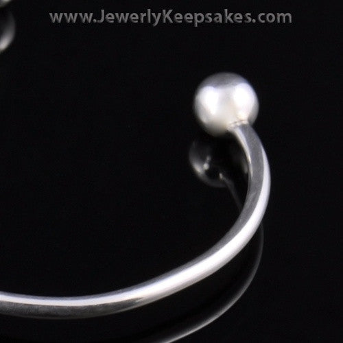 Remembrance Jewelry Bracelet Sterling Silver Daisy
