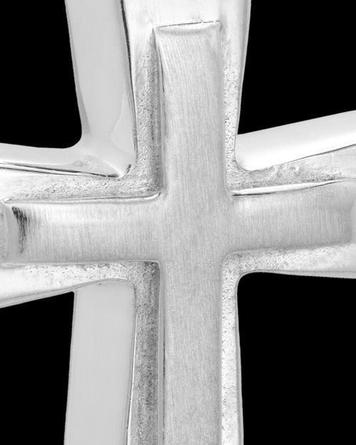 Urn Jewelry Sterling Silver Two Cross Keepsake