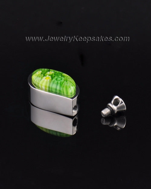 Stainless Steel Evergreen Enchantment Keepsake Pendant