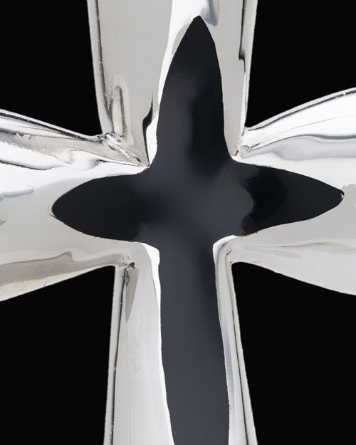 Stainless Steel Adorn Cross Cremation Urn Pendant