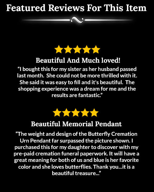 Stainless Steel Fly Away Blue Butterfly Remembrance Charm