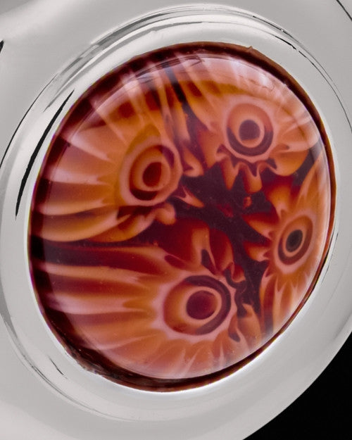 Silver Plated Adorable Round Cremation Urn Pendant